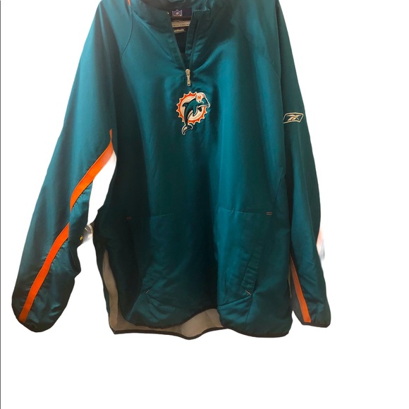 NFL Other - Reebok/NFL Miami Dolphins 1/4 zip windbreaker 2XL